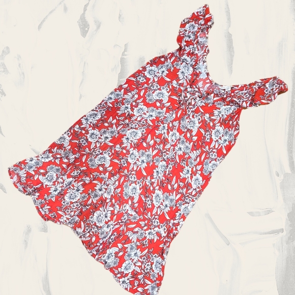 American Eagle Outfitters Lace Front Floral Print Mini Dress Size XS - Picture 2 of 7